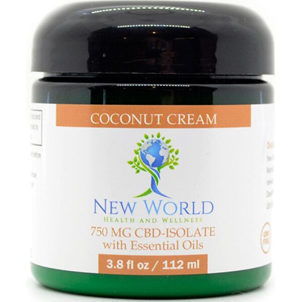 New World Health And Wellness Coconut Cream 750MG CBD